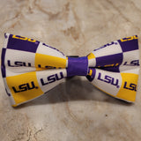 LSU Dog Bow Tie