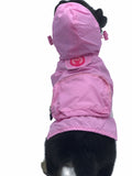 Light Pink Dog Raincoat by fabdog®