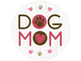 Dog Mom Absorbent Stone Car Coaster