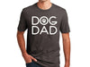 "Dog Dad" Heathered Brown T-shirt
