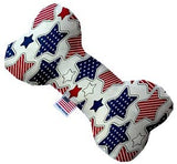 Patriotic Stars Dog Toy with Squeaker