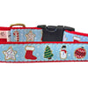 Christmas Symbols Dog Collar
