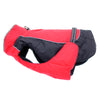 Alpine All-Weather Dog Coat in Red and Black