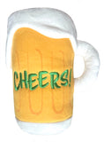 Cheers Mug - Power Plush Dog Toy with Squeaker for Super Chewers