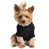 Black Cable Knit Dog Sweater
