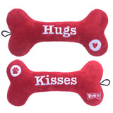 Hugs and Kisses Power Plush Dog Bone