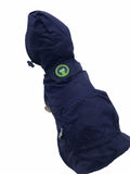 Navy Blue Dog Raincoat by fabdog®